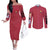 Edward Elric Fullmetal Alchemist Couples Matching Off The Shoulder Long Sleeve Dress and Long Sleeve Button Shirt Anime Style