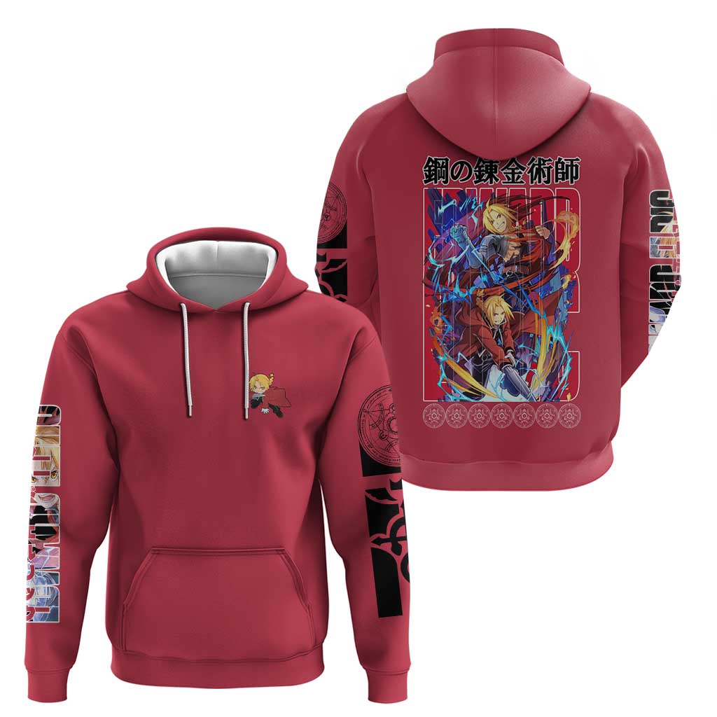 Edward Elric Fullmetal Alchemist Hoodie Anime Style