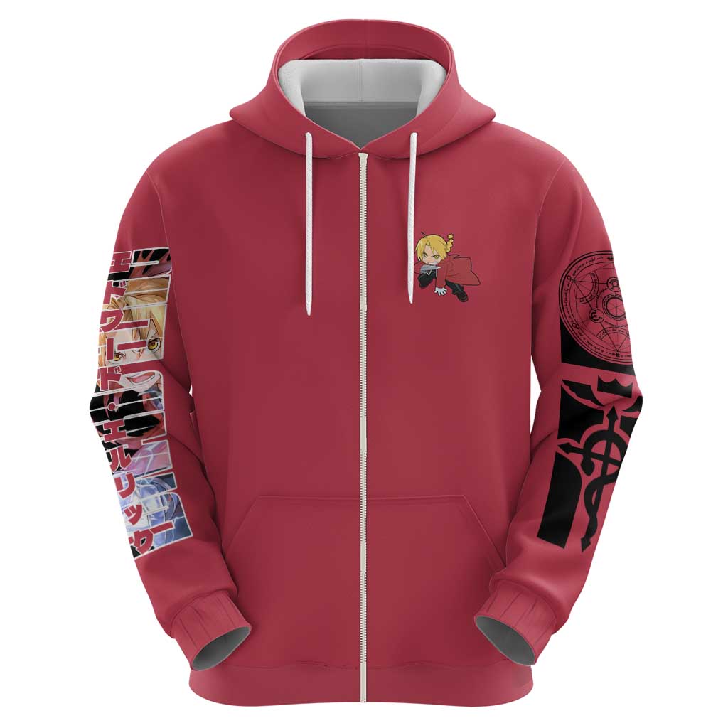 Edward Elric Fullmetal Alchemist Hoodie Anime Style