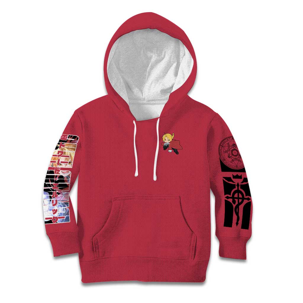 Edward Elric Fullmetal Alchemist Kid Hoodie Anime Style