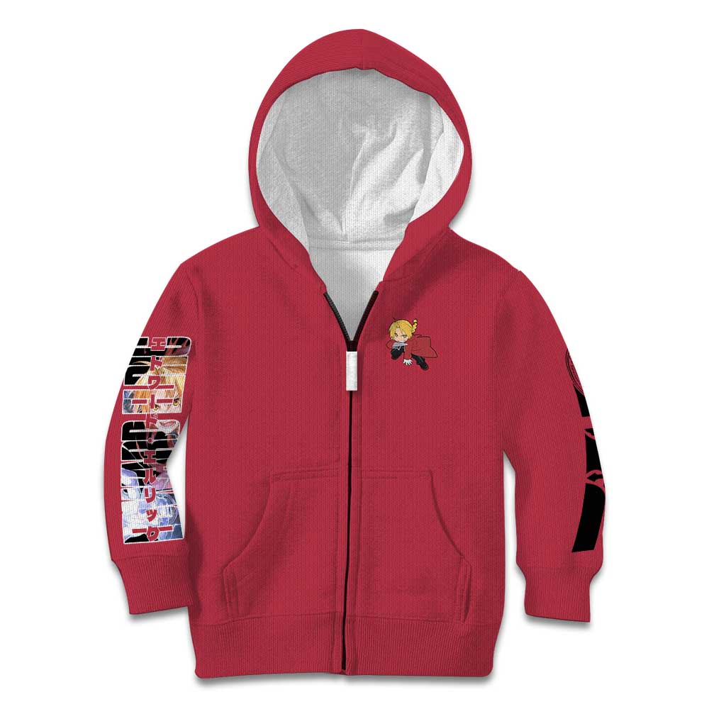 Edward Elric Fullmetal Alchemist Kid Hoodie Anime Style