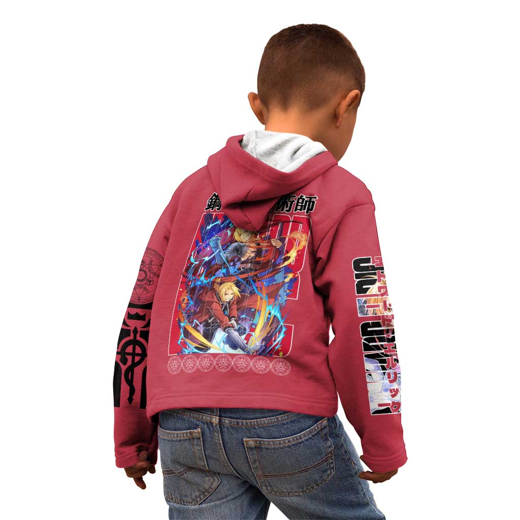 Edward Elric Fullmetal Alchemist Kid Hoodie Anime Style