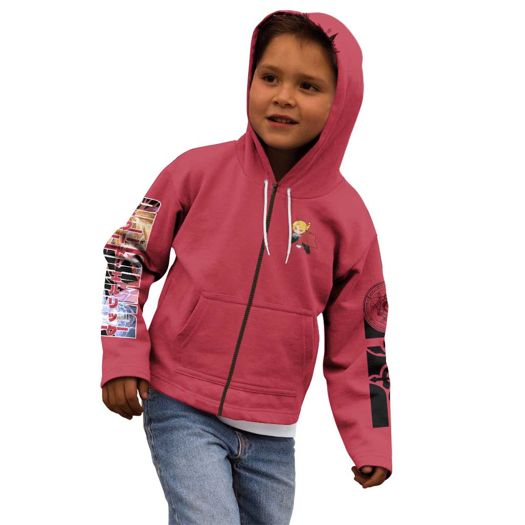 Edward Elric Fullmetal Alchemist Kid Hoodie Anime Style
