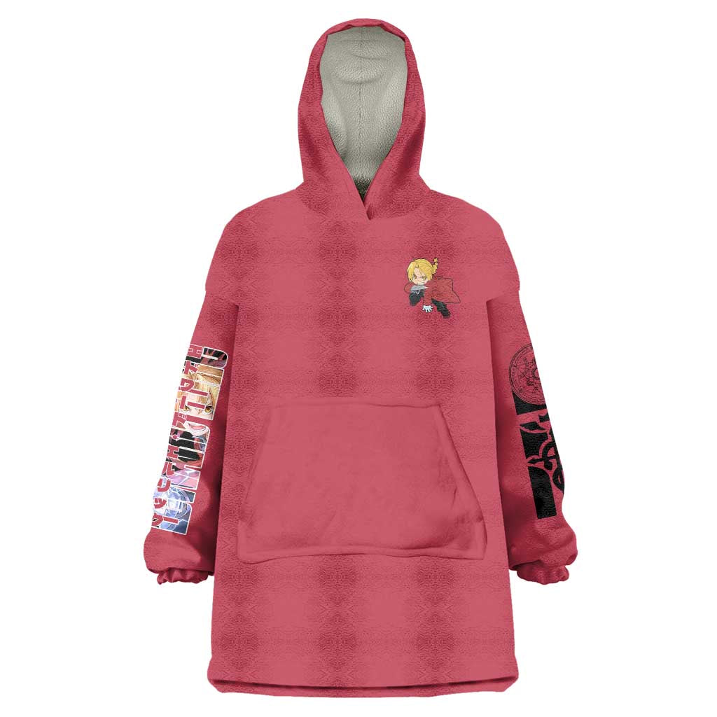 Edward Elric Fullmetal Alchemist Wearable Blanket Hoodie Anime Style