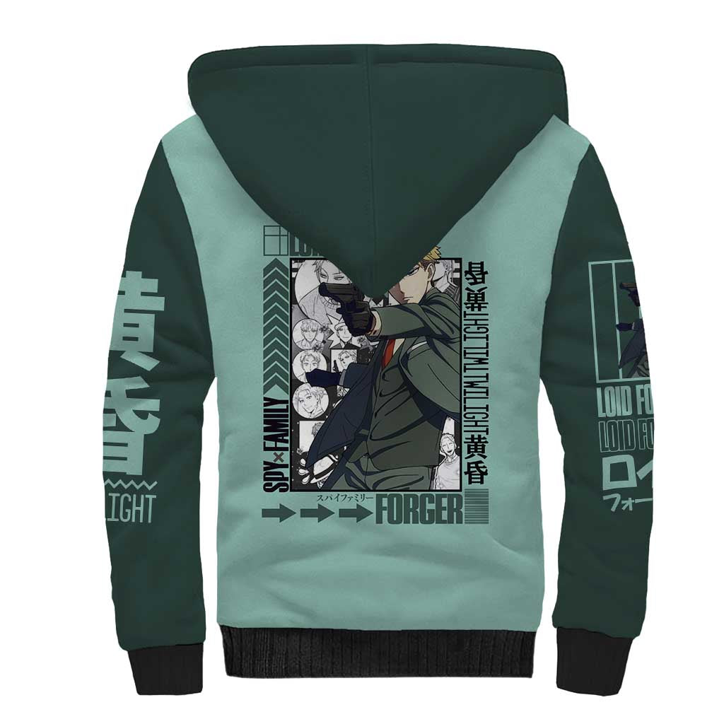 Loid Forger Spy x Family Sherpa Hoodie Anime Style