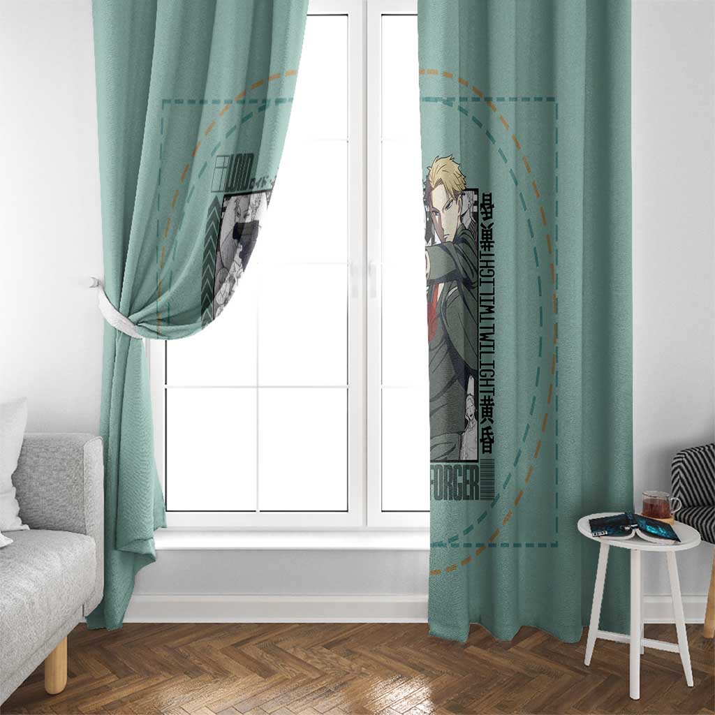 Loid Forger Spy x Family Window Curtain Anime Style