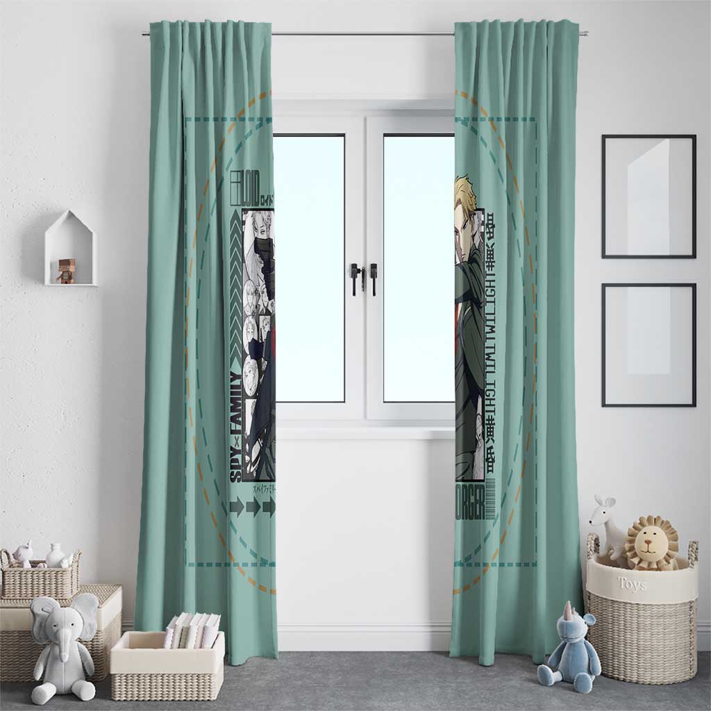 Loid Forger Spy x Family Window Curtain Anime Style