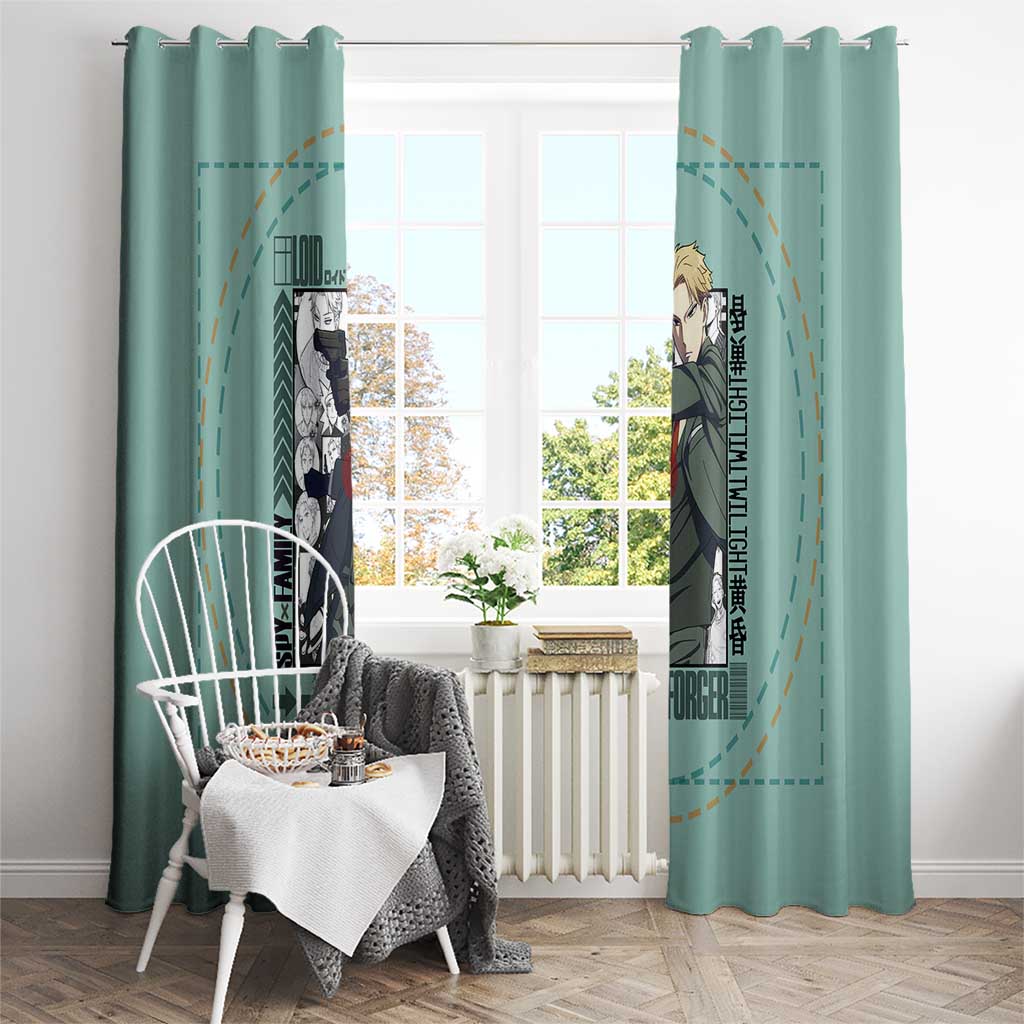 Loid Forger Spy x Family Window Curtain Anime Style