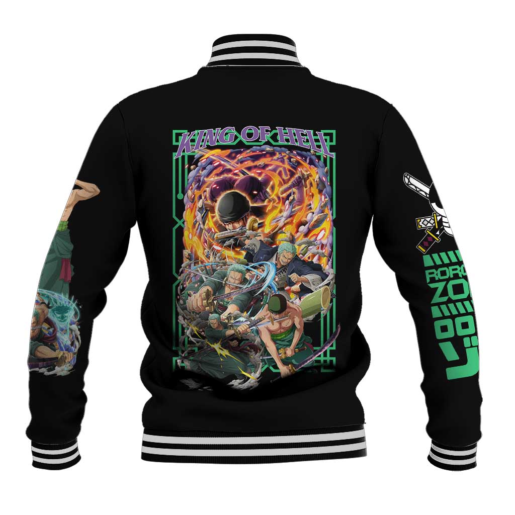 Roronoa Zoro V4 One Piece Baseball Jacket Anime Style