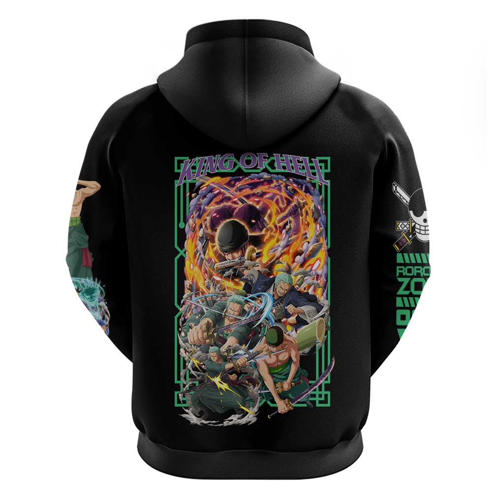 Roronoa Zoro V4 One Piece Hoodie Anime Style