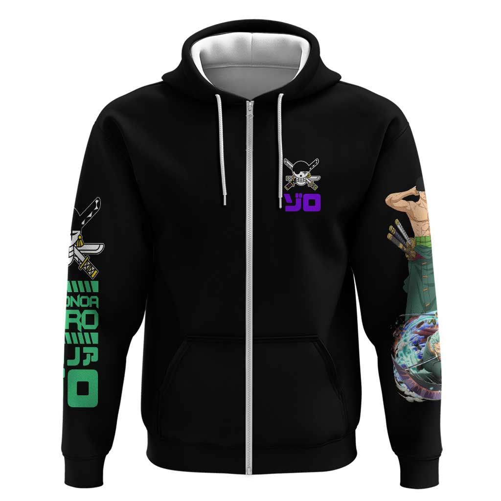 Roronoa Zoro V4 One Piece Hoodie Anime Style