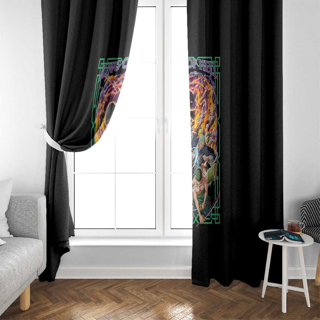 Roronoa Zoro V4 One Piece Window Curtain Anime Style