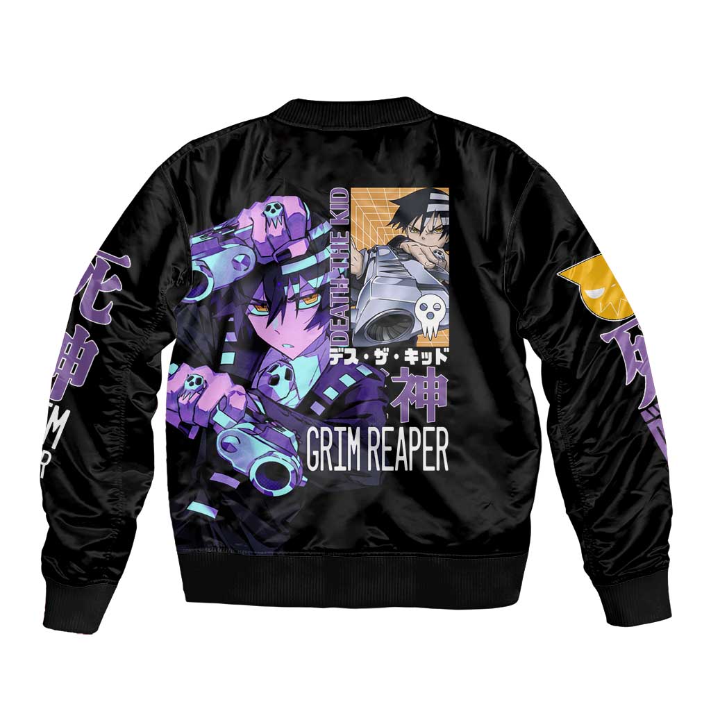 Death the Kid Soul Eater Bomber Jacket Anime Style