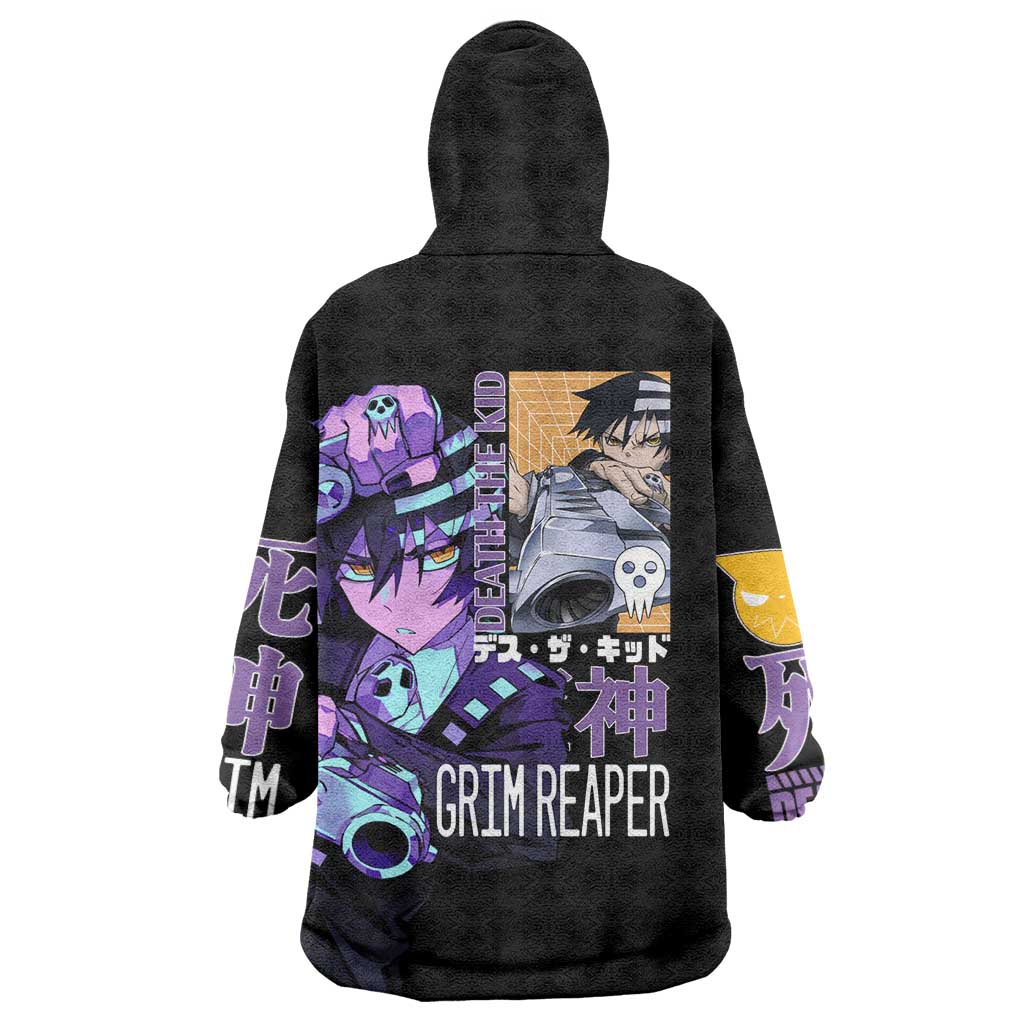 Death the Kid Soul Eater Wearable Blanket Hoodie Anime Style