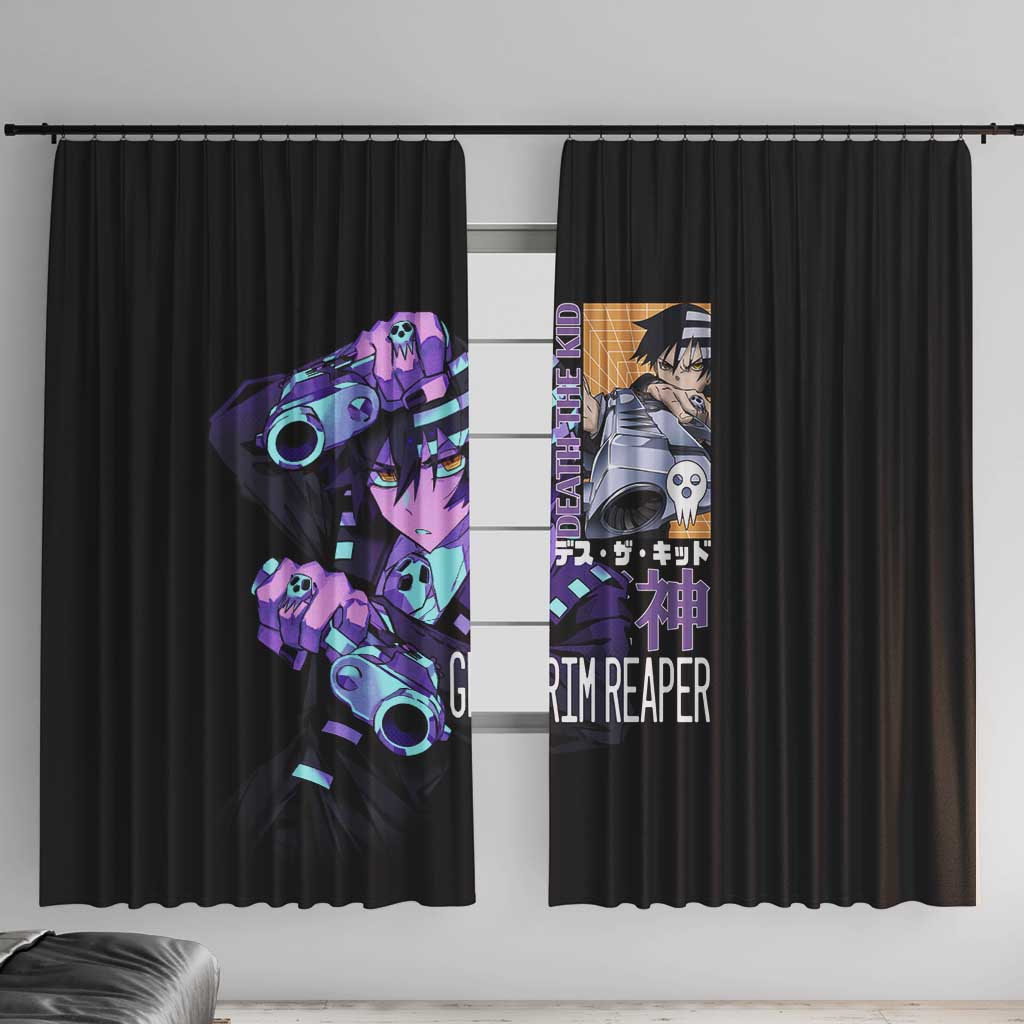 Death the Kid Soul Eater Window Curtain Anime Style