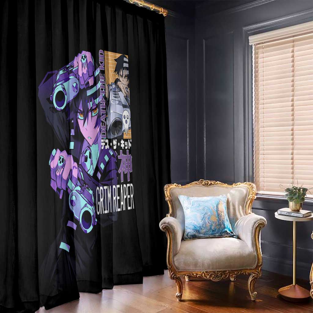 Death the Kid Soul Eater Window Curtain Anime Style