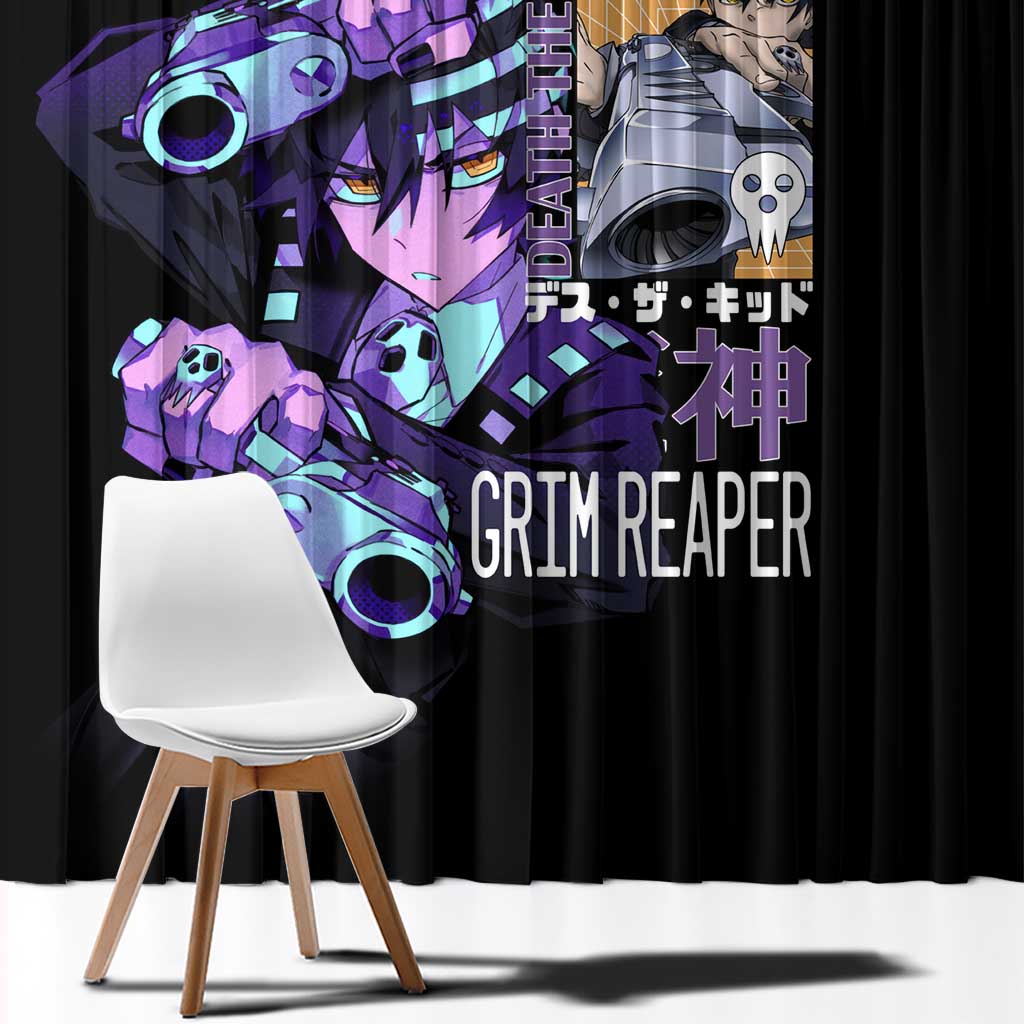 Death the Kid Soul Eater Window Curtain Anime Style