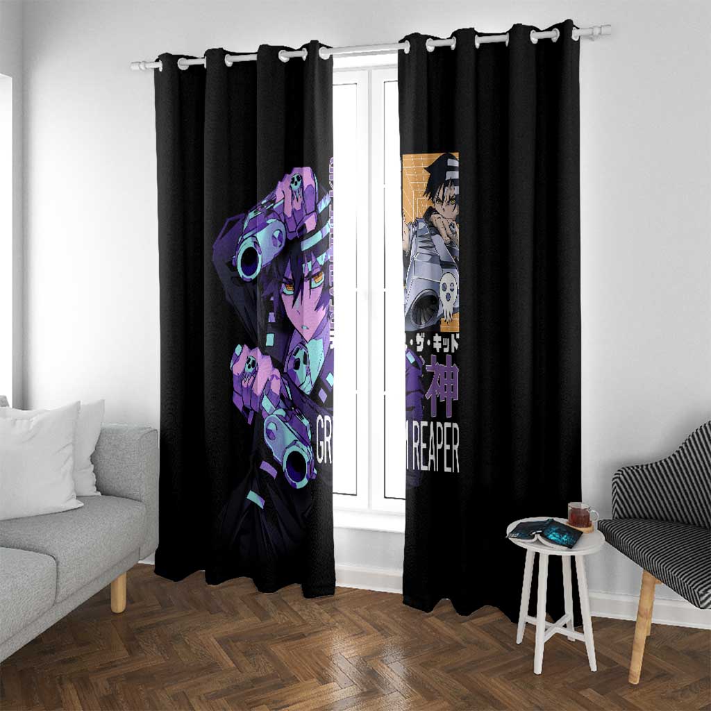Death the Kid Soul Eater Window Curtain Anime Style
