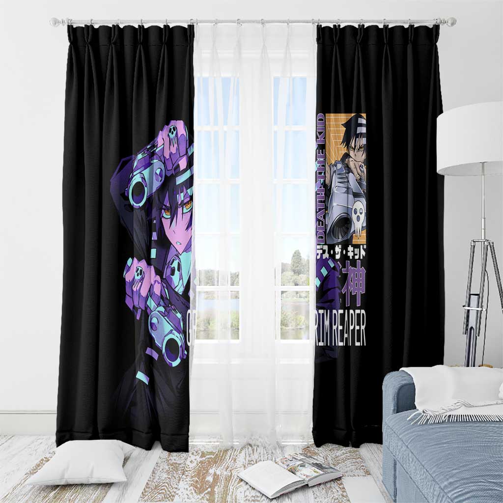 Death the Kid Soul Eater Window Curtain Anime Style