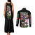 Roronoa Zoro V3 One Piece Couples Matching Tank Maxi Dress and Long Sleeve Button Shirt Anime Style