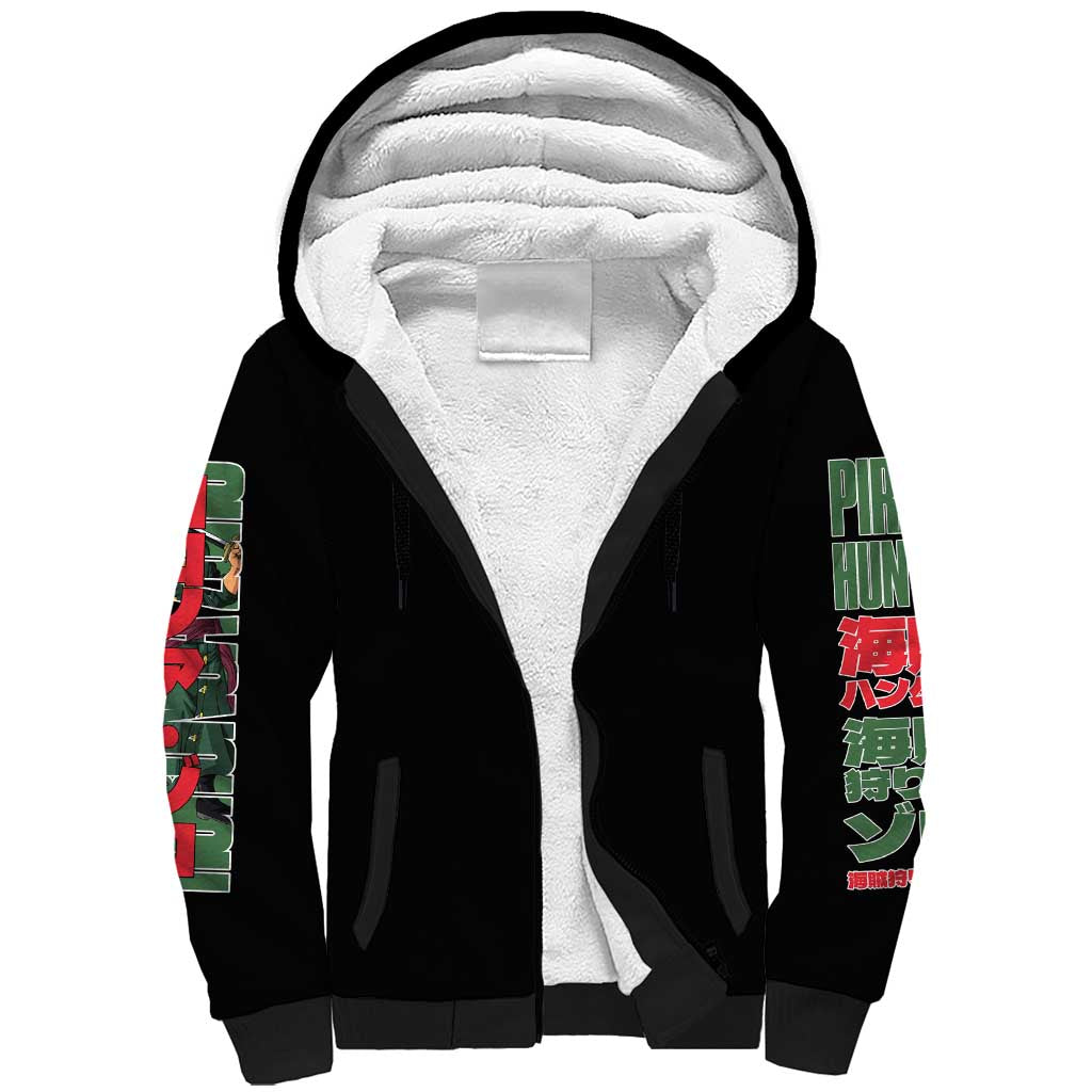 Roronoa Zoro V3 One Piece Sherpa Hoodie Anime Style