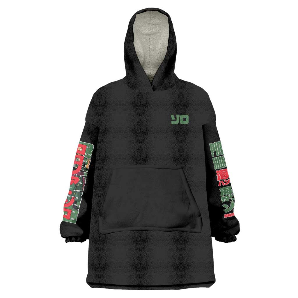 Roronoa Zoro V3 One Piece Wearable Blanket Hoodie Anime Style
