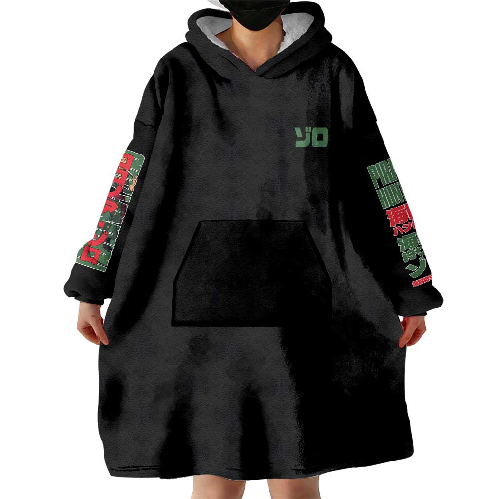 Roronoa Zoro V3 One Piece Wearable Blanket Hoodie Anime Style