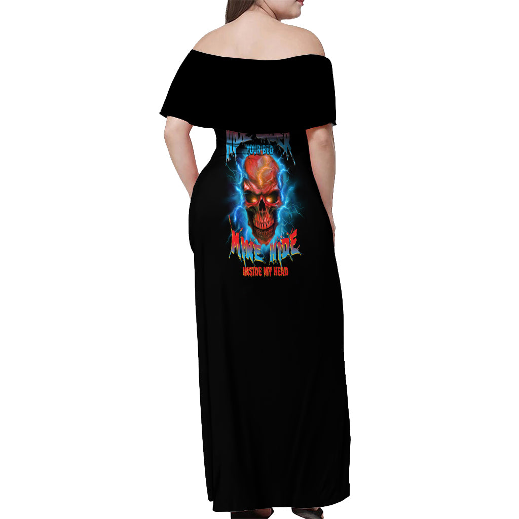 your-demons-hide-under-your-bed-thunder-skull-off-shoulder-maxi-dress