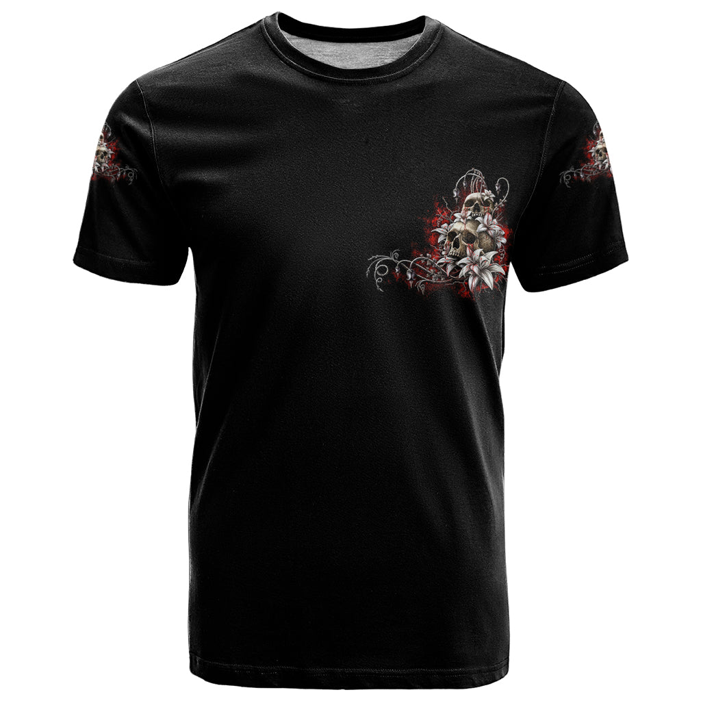 the-good-girl-in-me-got-tired-skull-rose-t-shirt