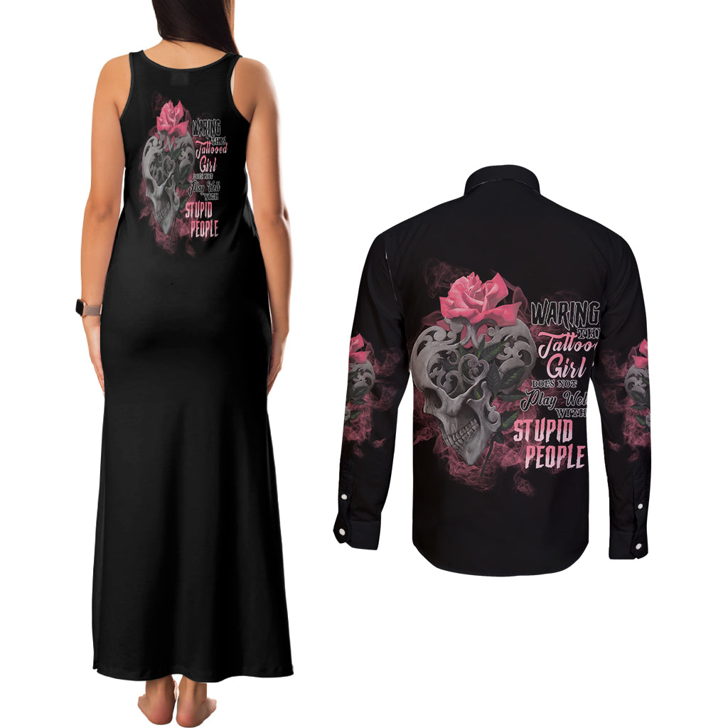 warning-this-tattooed-girl-couples-matching-tank-maxi-dress-and-long-sleeve-button-shirt
