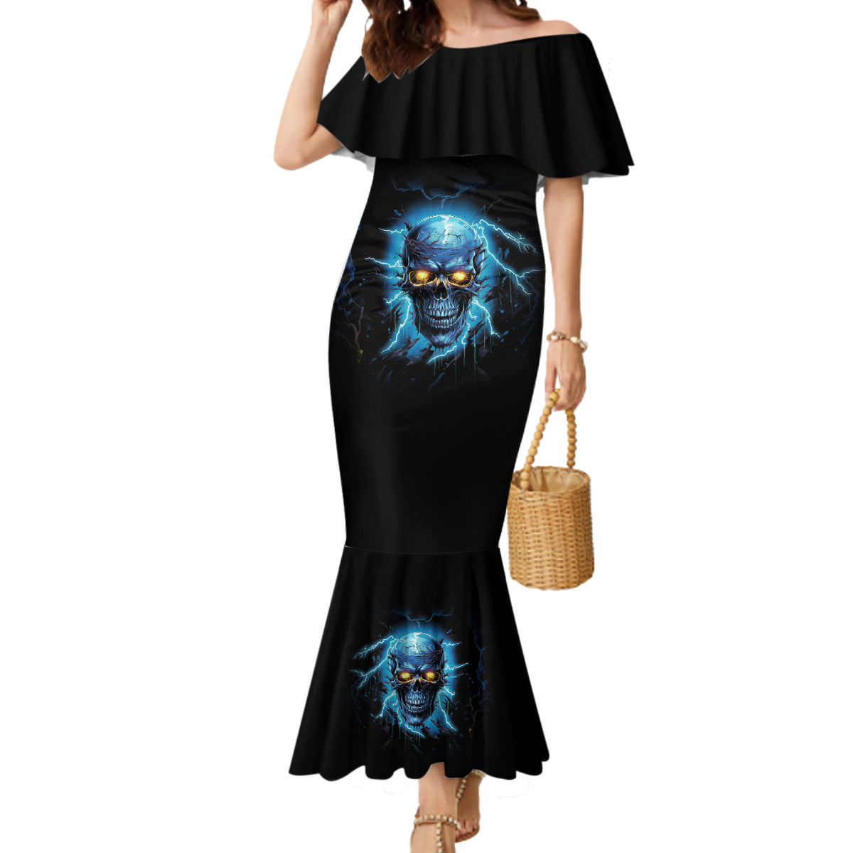 im-not-rude-mad-skull-mermaid-dress