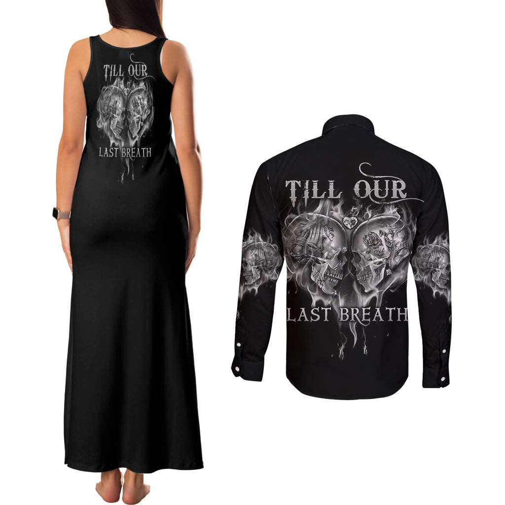 from-our-first-kiss-till-our-last-breath-couple-couples-matching-tank-maxi-dress-and-long-sleeve-button-shirt