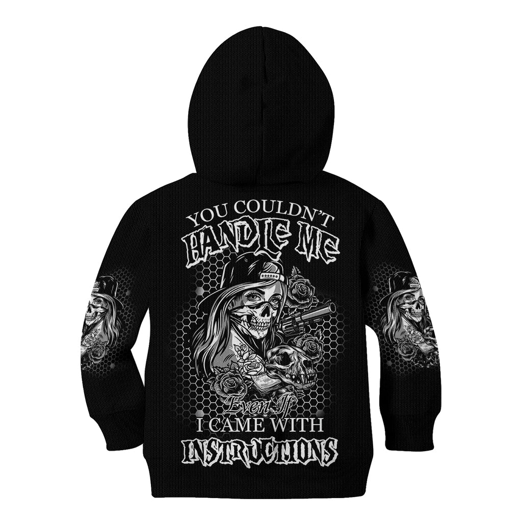you-couldnt-handle-me-b-w-kid-hoodie