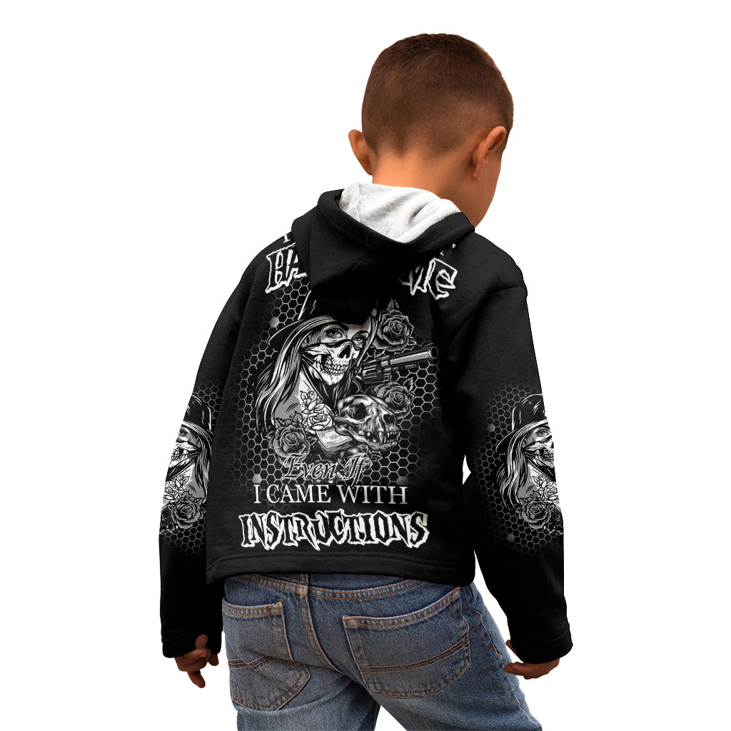 you-couldnt-handle-me-b-w-kid-hoodie