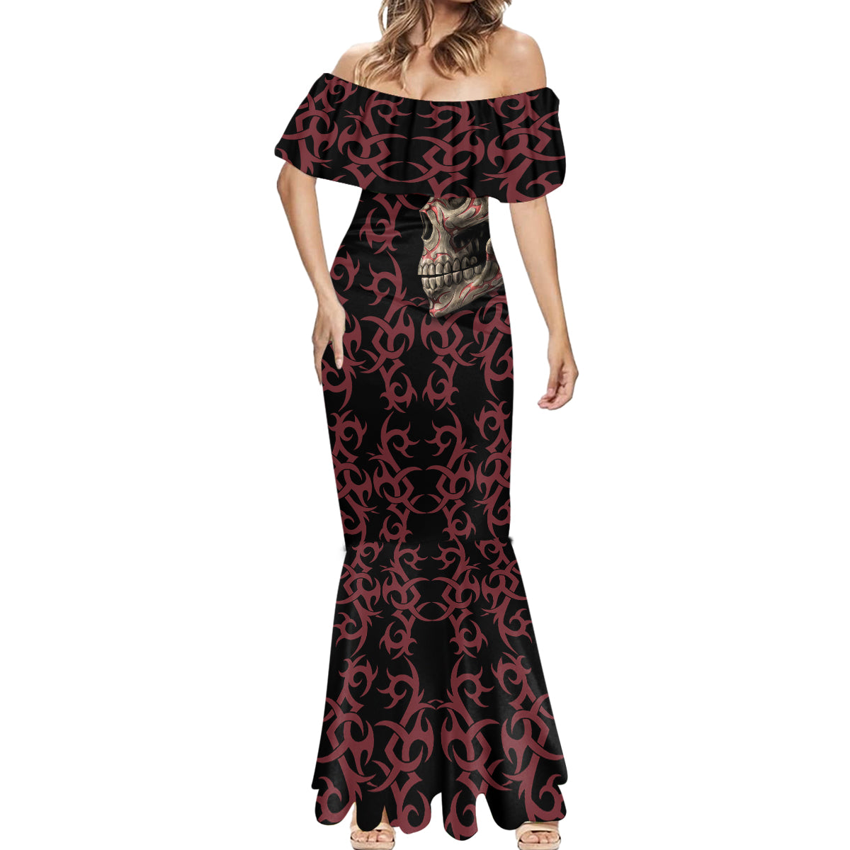 zero-f-given-skull-mermaid-dress