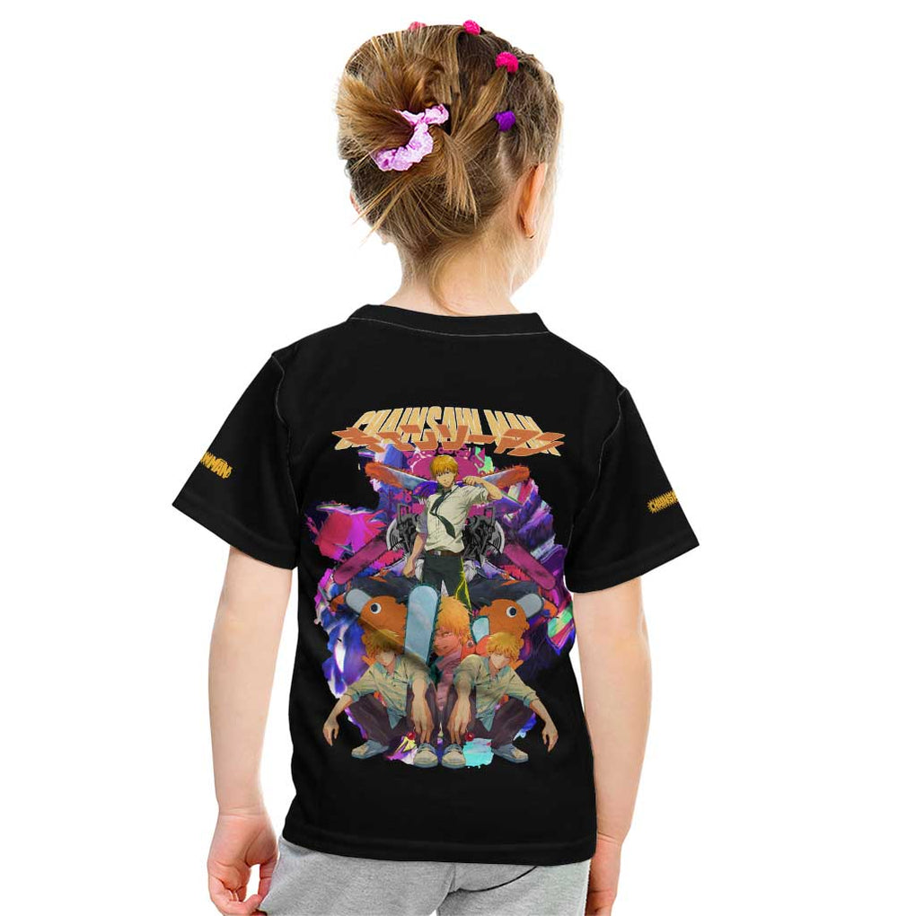 Denji V5 Chainsaw Man Kid T Shirt Japan Anime Style