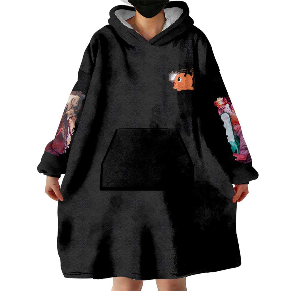 Denji V5 Chainsaw Man Wearable Blanket Hoodie Japan Anime Style