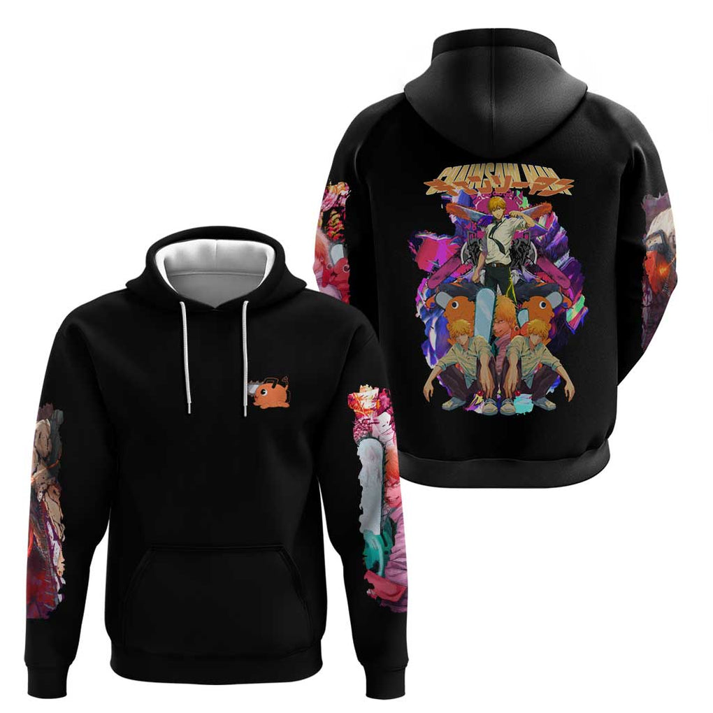 Denji V5 Chainsaw Man Zip Hoodie Japan Anime Style