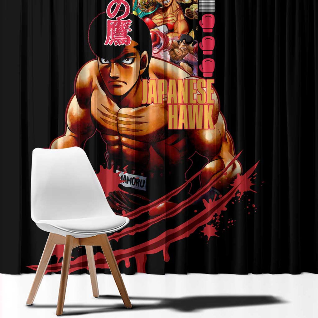 Mamoru Takamura Hajime no Ippo Window Curtain Japan Anime Style