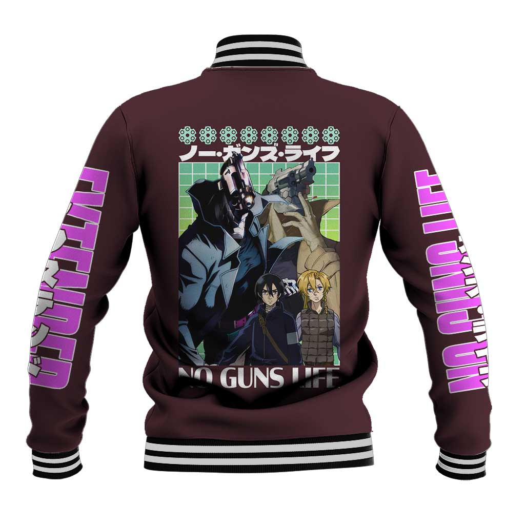 No Guns Life Baseball Jacket Japan Anime Style - The Mazicc