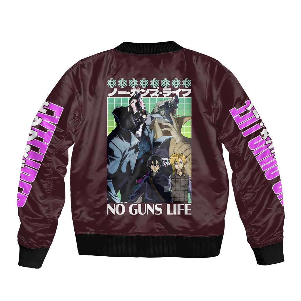 No Guns Life Bomber Jacket Japan Anime Style - The Mazicc