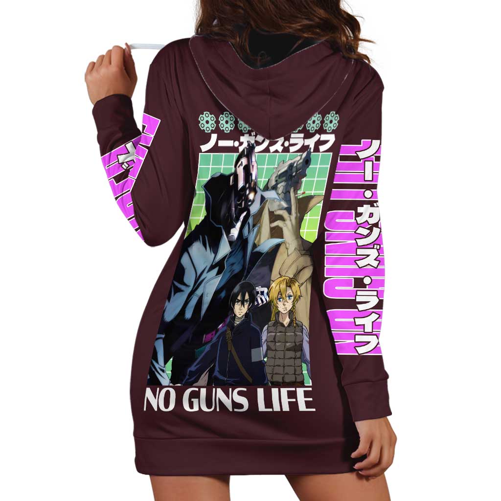 No Guns Life Hoodie Dress Japan Anime Style - The Mazicc