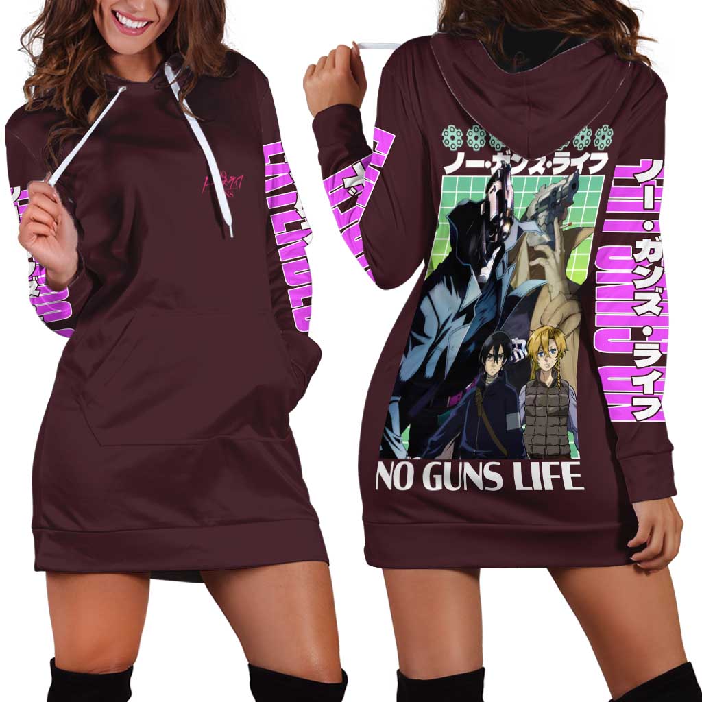 No Guns Life Hoodie Dress Japan Anime Style - The Mazicc