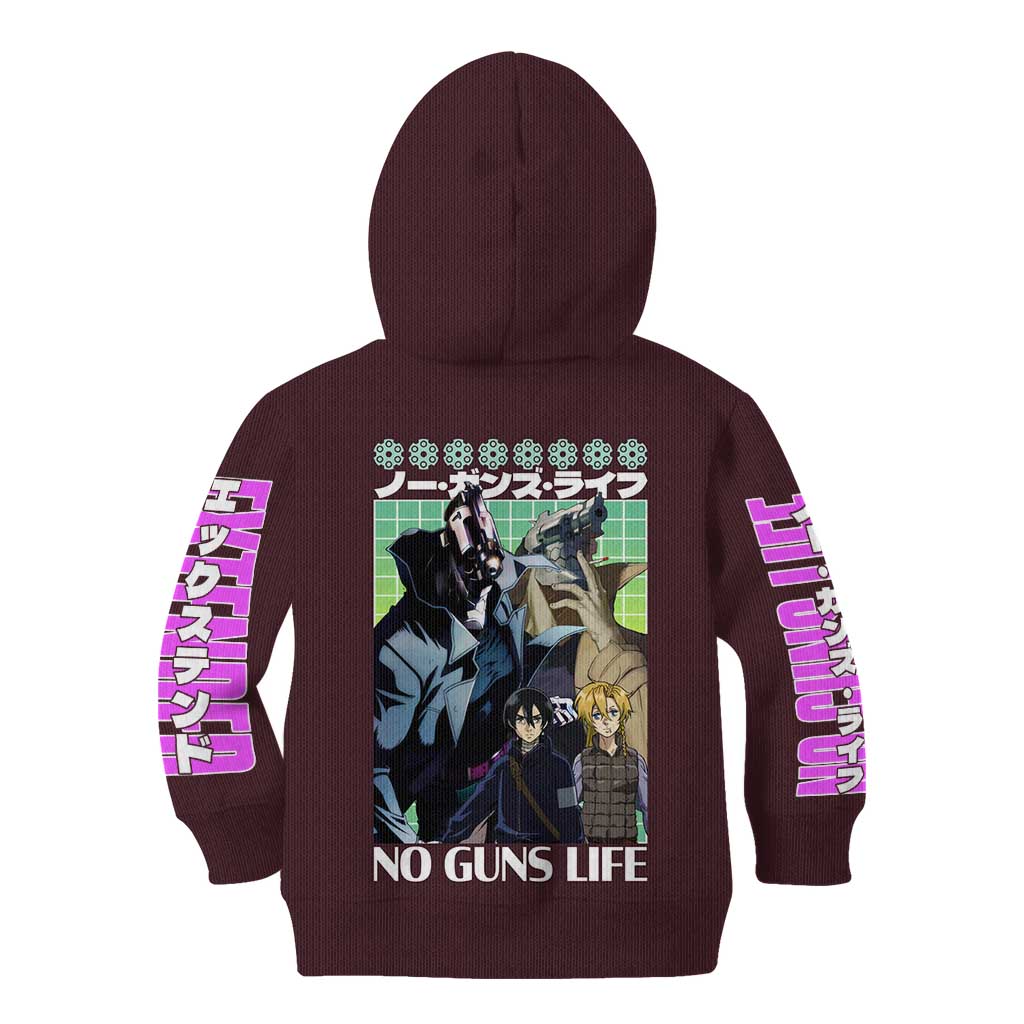 No Guns Life Kid Hoodie Japan Anime Style - The Mazicc