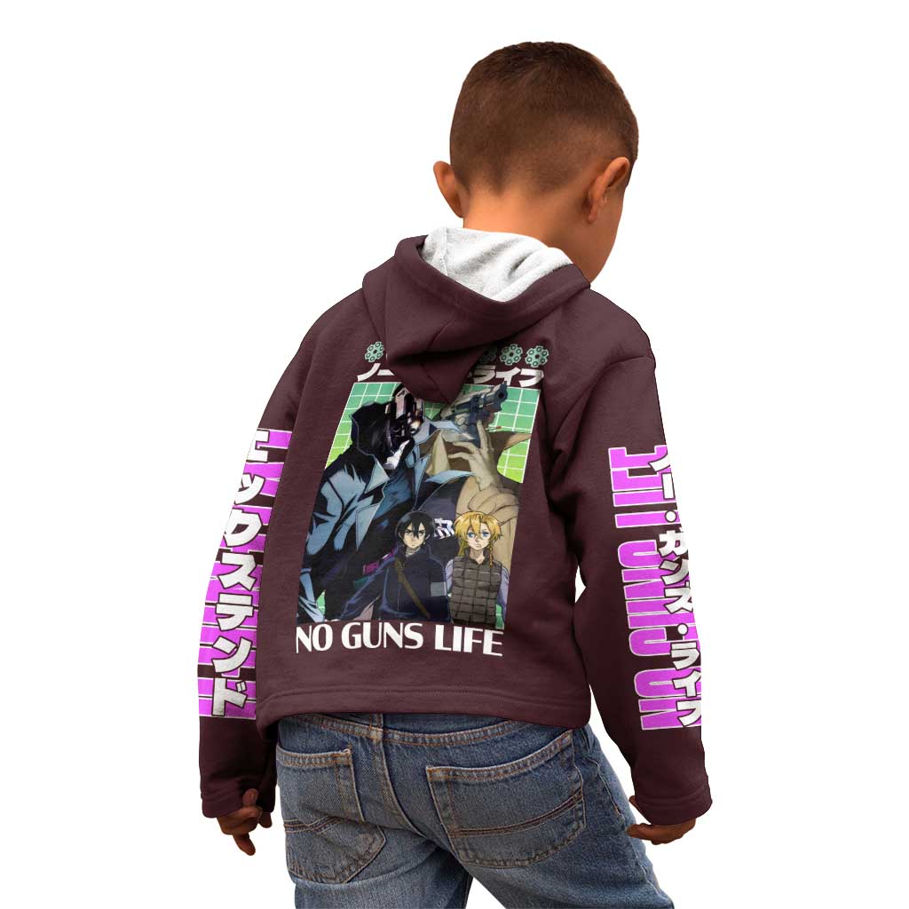 No Guns Life Kid Hoodie Japan Anime Style - The Mazicc
