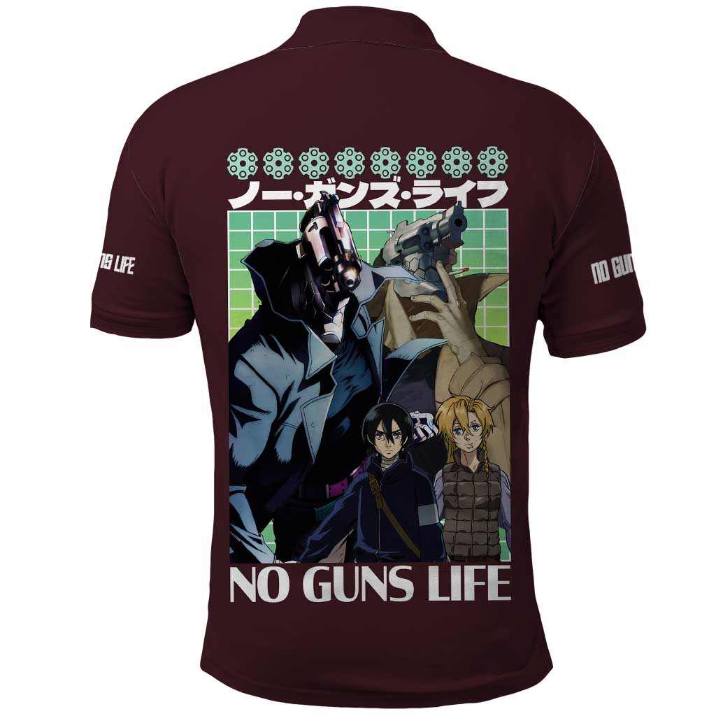 No Guns Life Polo Shirt Japan Anime Style - The Mazicc