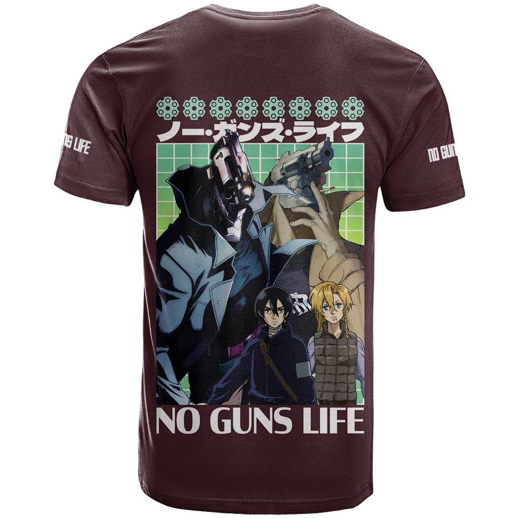 No Guns Life T Shirt Japan Anime Style - The Mazicc