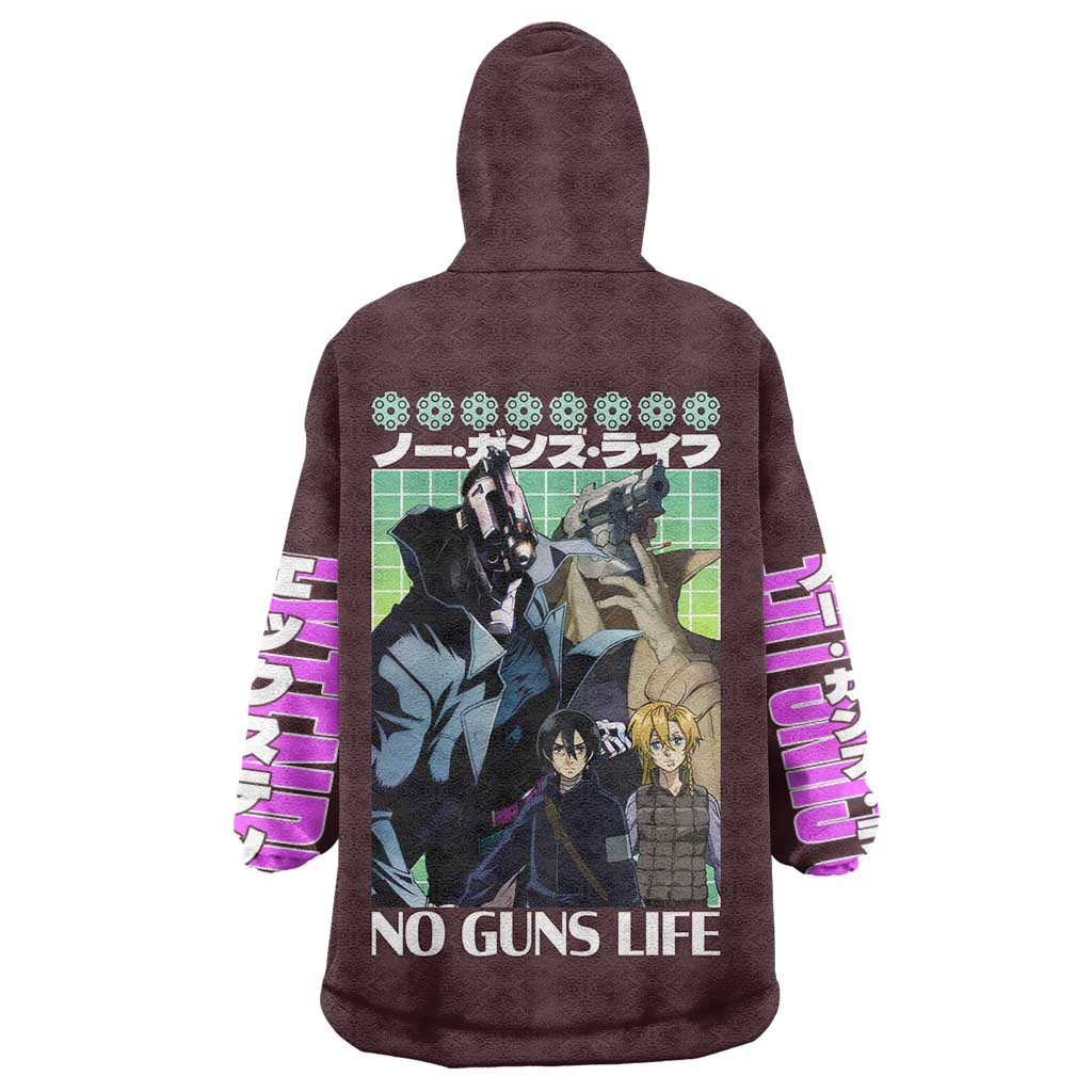 No Guns Life Wearable Blanket Hoodie Japan Anime Style - The Mazicc
