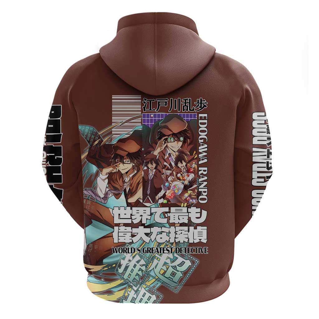 Edogawa Ranpo Bungou Stray Dogs Hoodie Japan Anime Style - The Mazicc