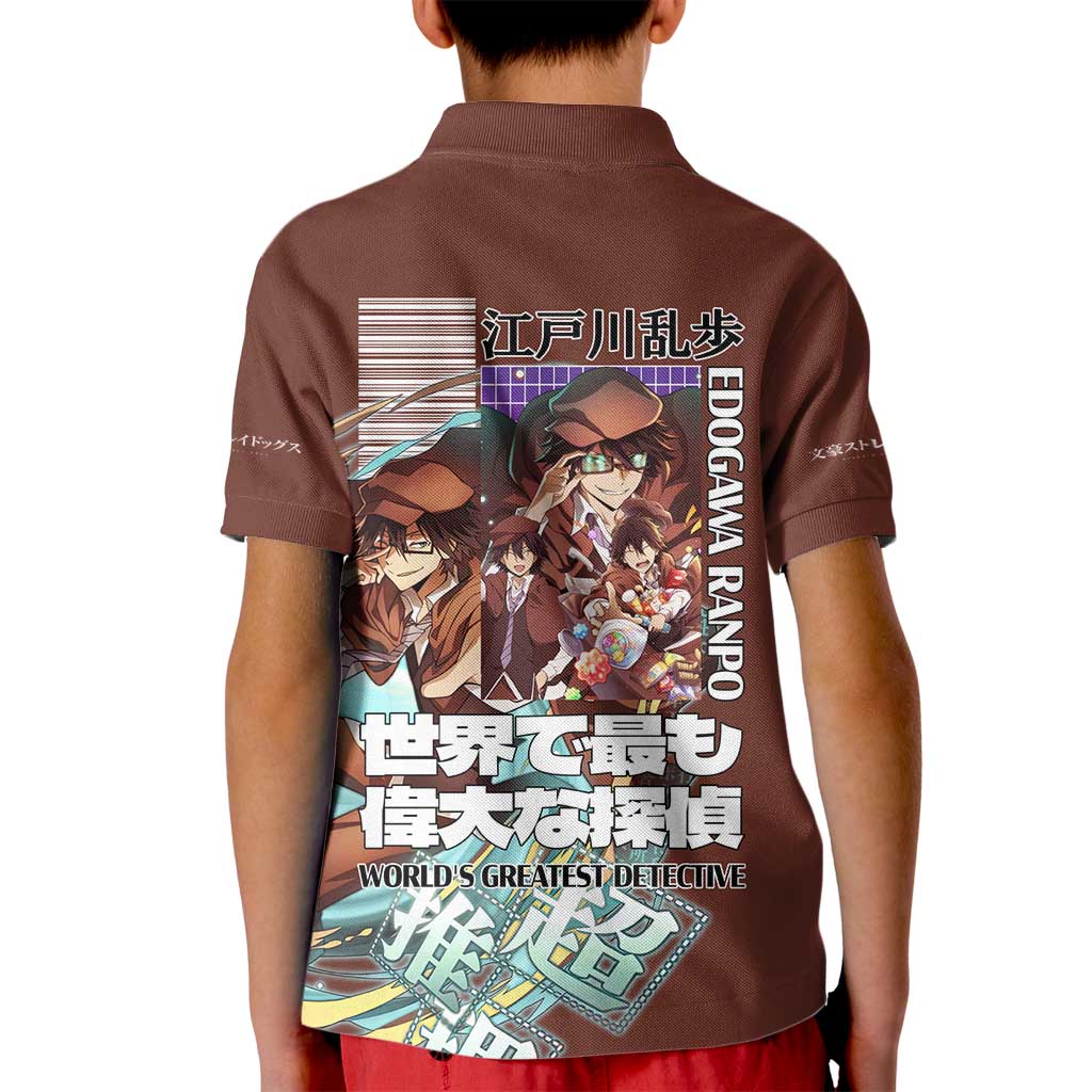 Edogawa Ranpo Bungou Stray Dogs Kid Polo Shirt Japan Anime Style - The Mazicc